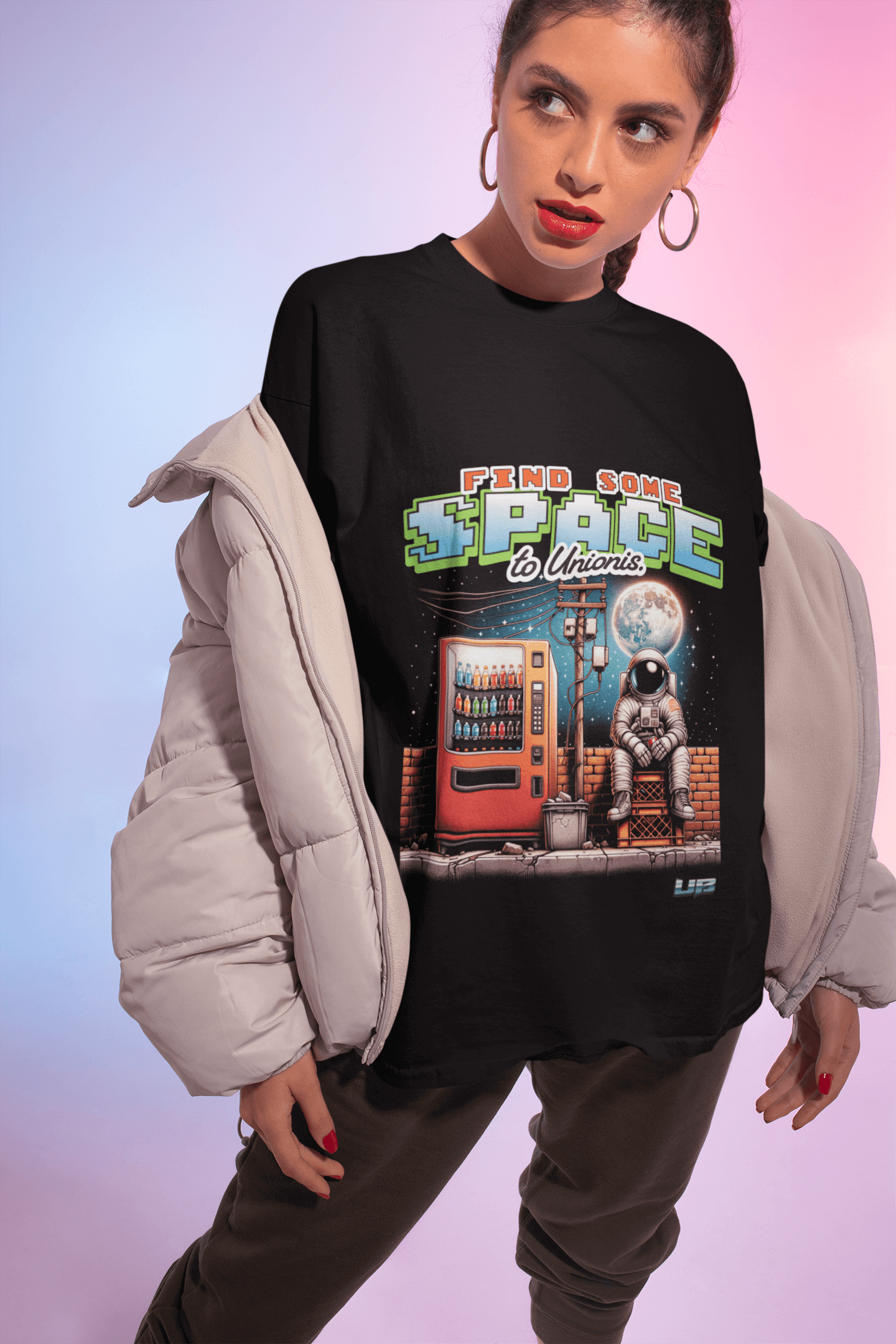 T-shirt Oversize - Space Word